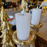 VELA AROMATIZANTE ELECTRICA ON-OFF 7x12.5cm Blanco 1U/U