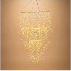CASCADA DE LUCES DE TRES PISOS 55 CM