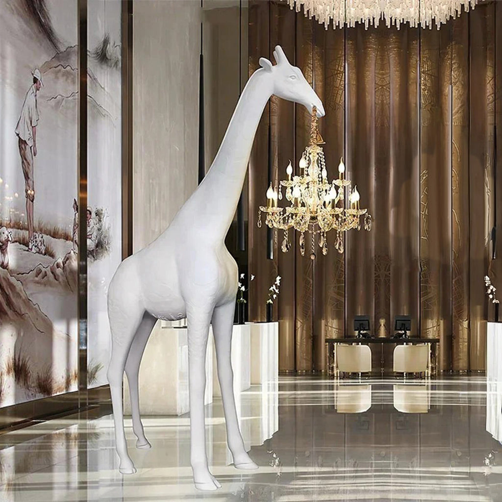 H180 JIRAFA DECORATIVA/ CON CANDELABRO