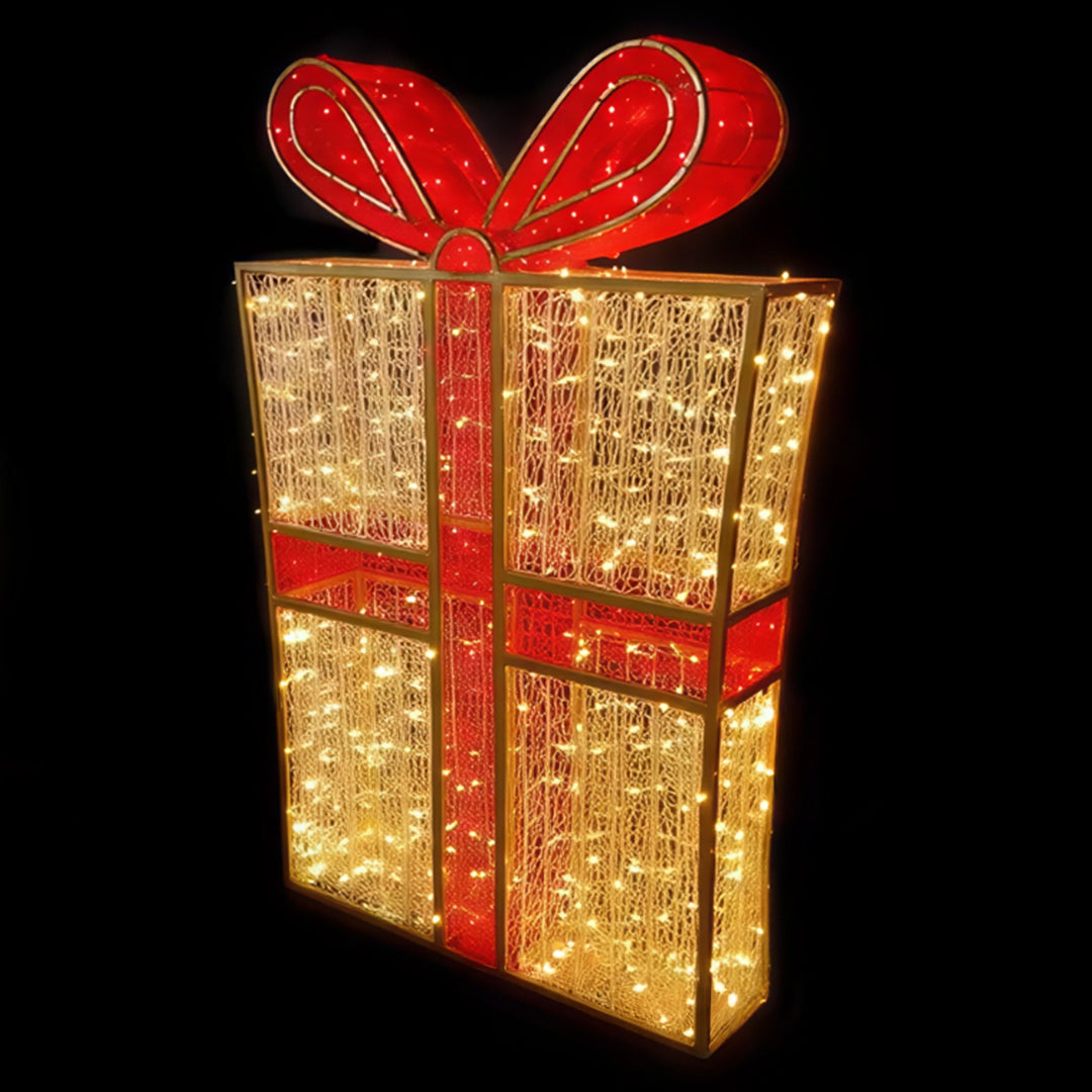 REGALO CON LUZ LED
Color:  Warm white with 10% flash LED
Indoor & Outdoor Use
UV resistance, 100% waterproof
Item Voltage: 24V DC IP65