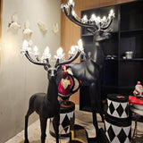 H130cm RENO DECORATIVO/ CON LAMPARA