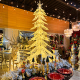 CHRISTMAS TREE CON LUZ LEDColor: 2235L Warm white with 10% flash LEDIndoor & Outdoor UseUV resistance, 100% waterproofItem Voltage: 24V DC IP65