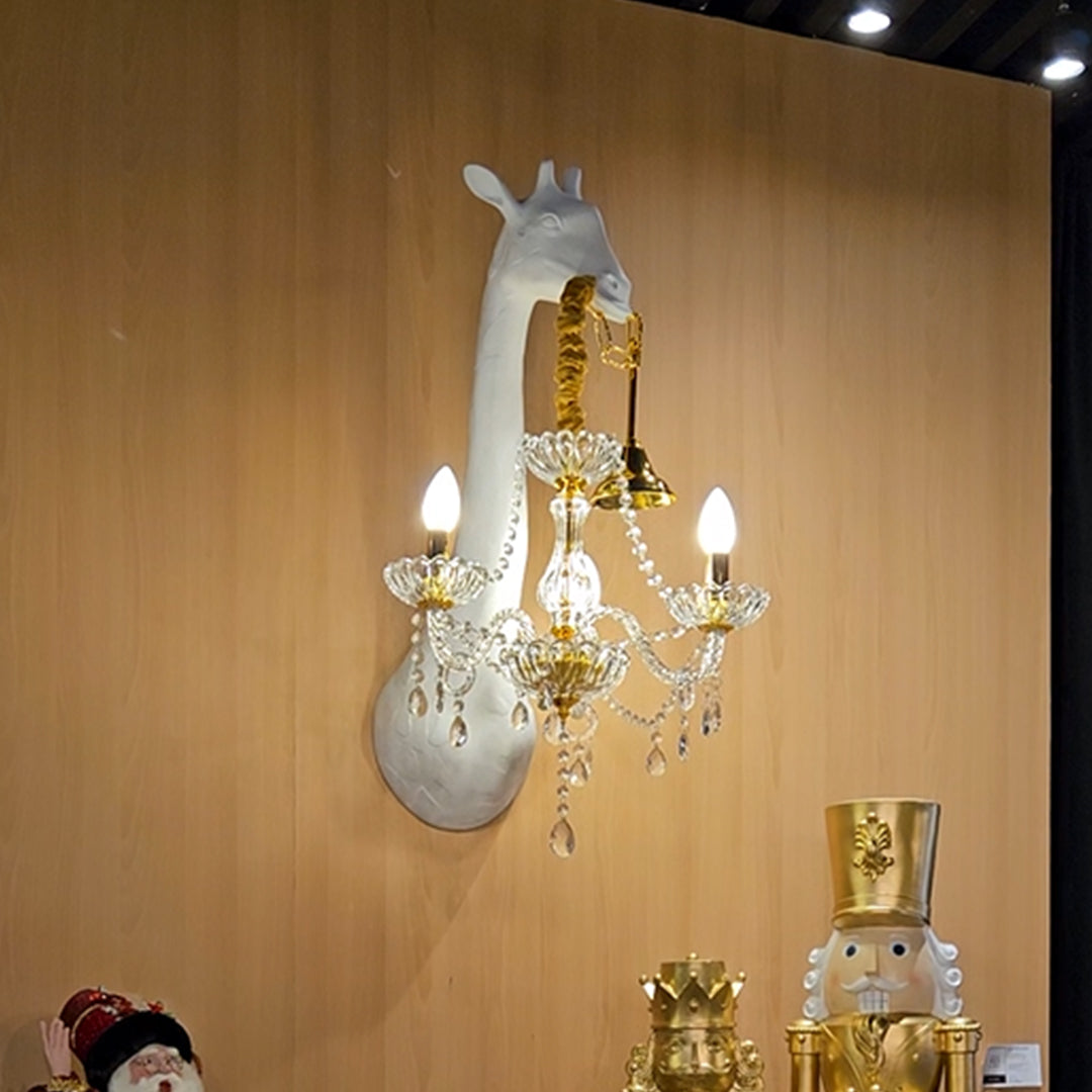 H75 JIRAFA PARA PARED/ CON CANDELABRO