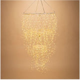 CASCADA DE LUCES DE TRES PISOS 55 CM