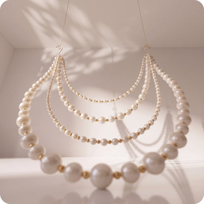Guirnalda colgante de perlas