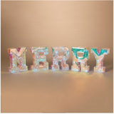 LETRERO MERRY CON LUCES