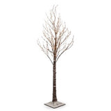 ARBOL SNOWY CON LUCES 214 CM