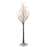 ARBOL SNOWY CON LUCES 168 CM