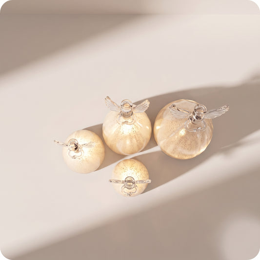 Set de 3 ángeles con luz