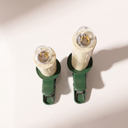 Velas electricas con clip, luz led con timer