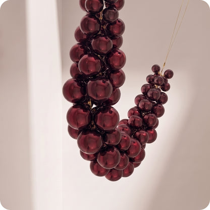 Guirnalda de burbujas color burgundy