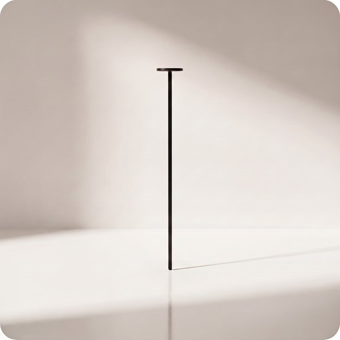 Porta vela de aluminio para árbol negro