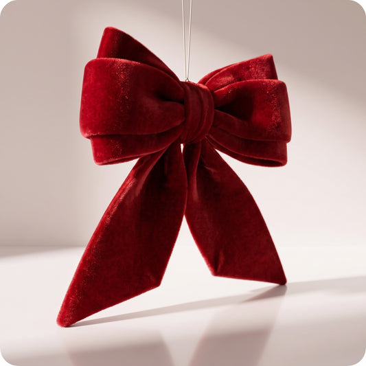 Moño rojo, 46 x 38 cm.