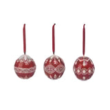 Adorno de Navidad 46.2 x 23.6 x 33cm Rojo 3U/Set