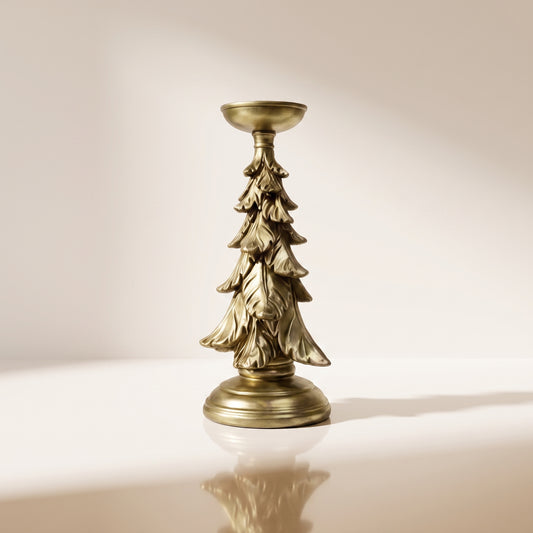 Candelabro tipo árbol dorado g