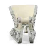 TRINEO BLANCO CON PLATA 28.5 CM