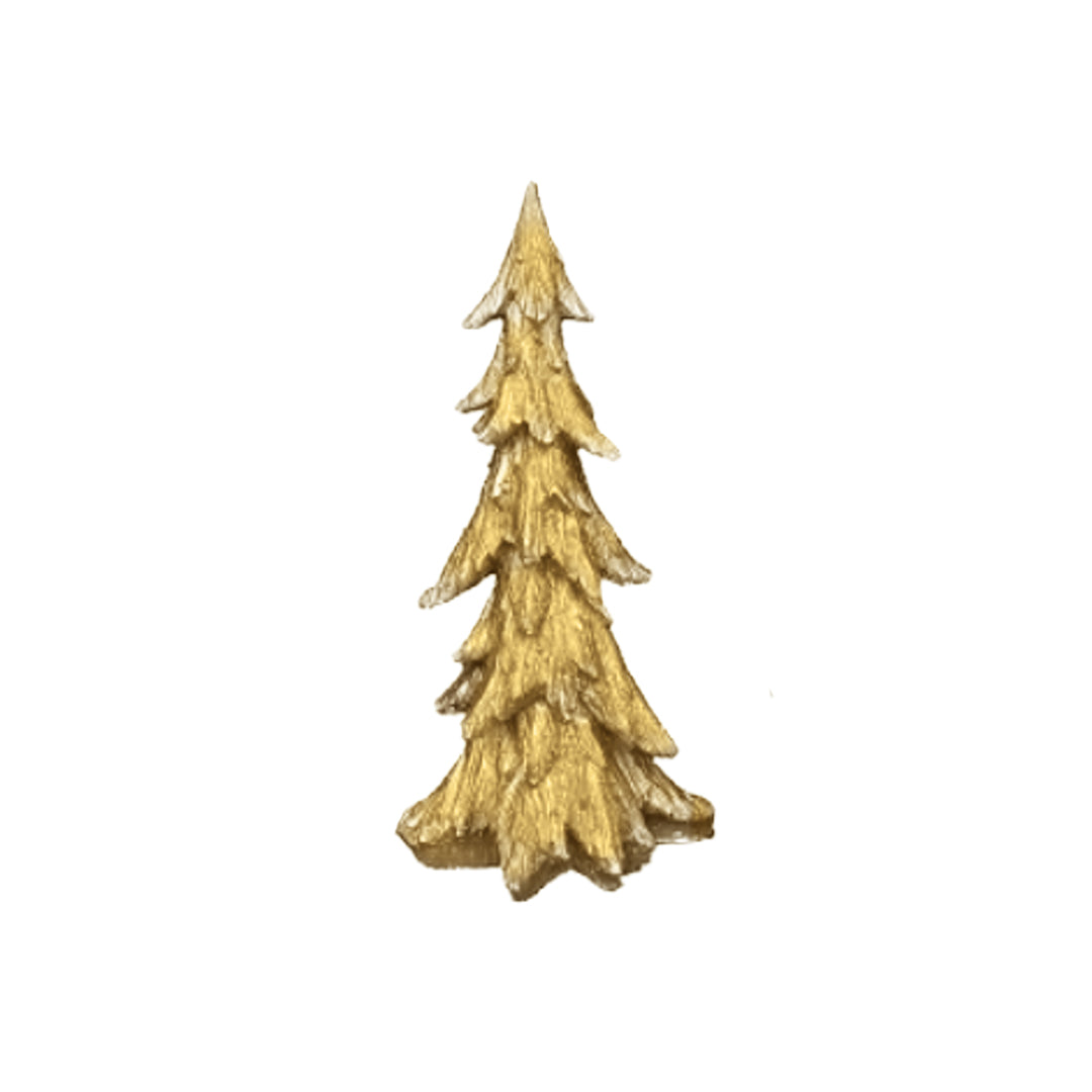 ARBOL RESINA DORADO 45 CM