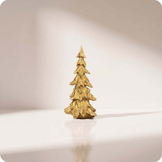 Árbol de resina pino dorado ch