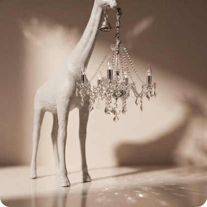 Jirafa con candelabro chica