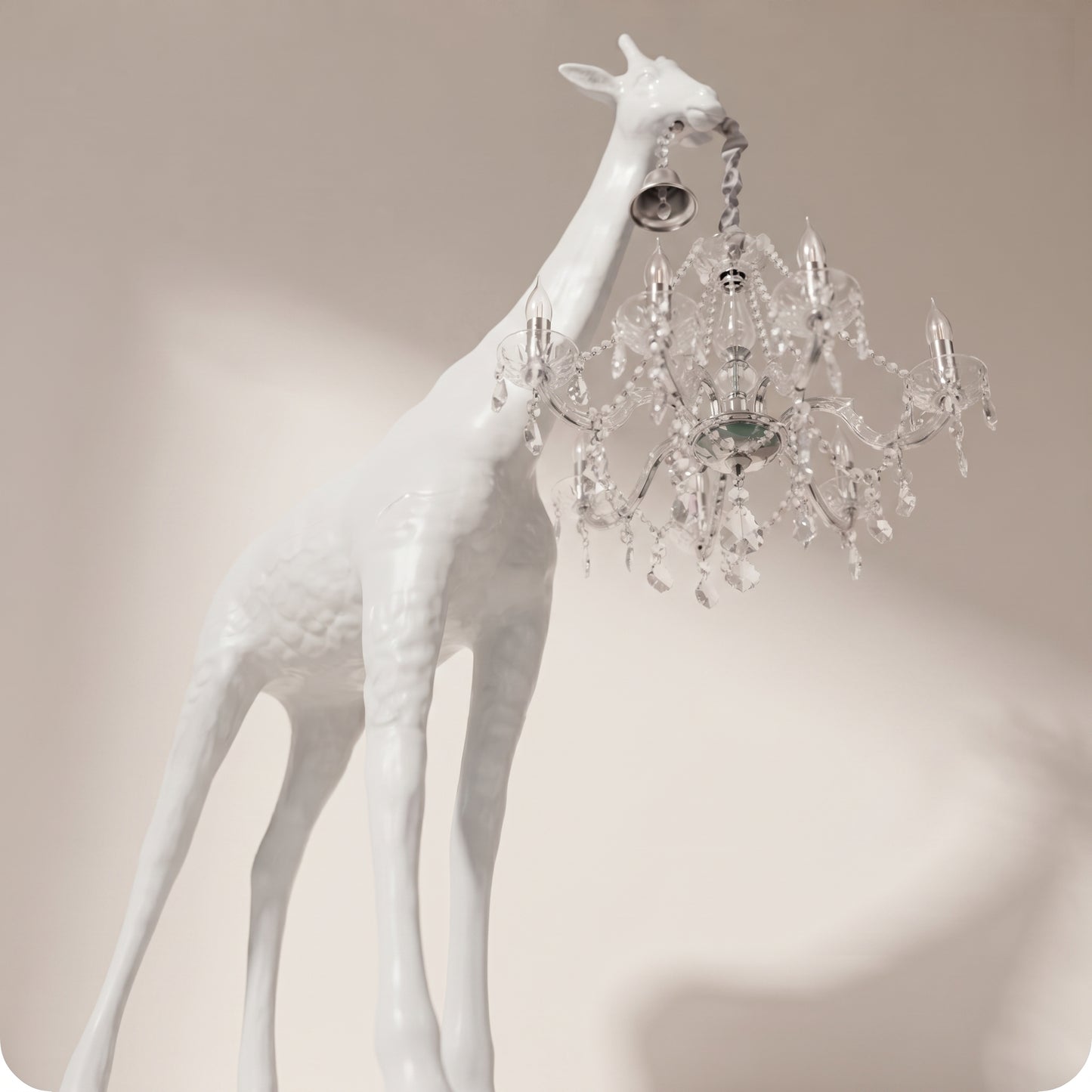 Jirafa con candelabro chica