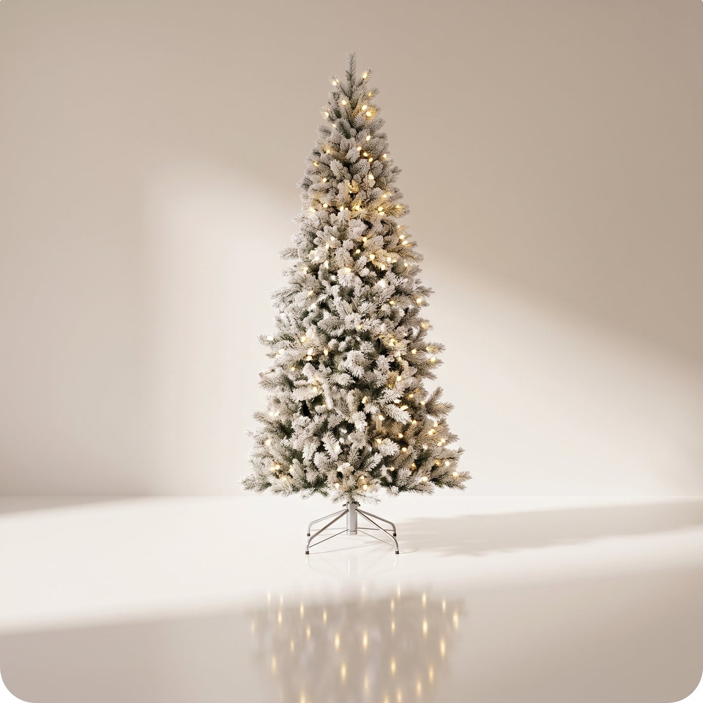 Árbol nevado jackson dural con luz led