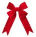 MOÑO ROJO PARA INBTERIOR O EXTERIOR  30.5 X 38 CM
