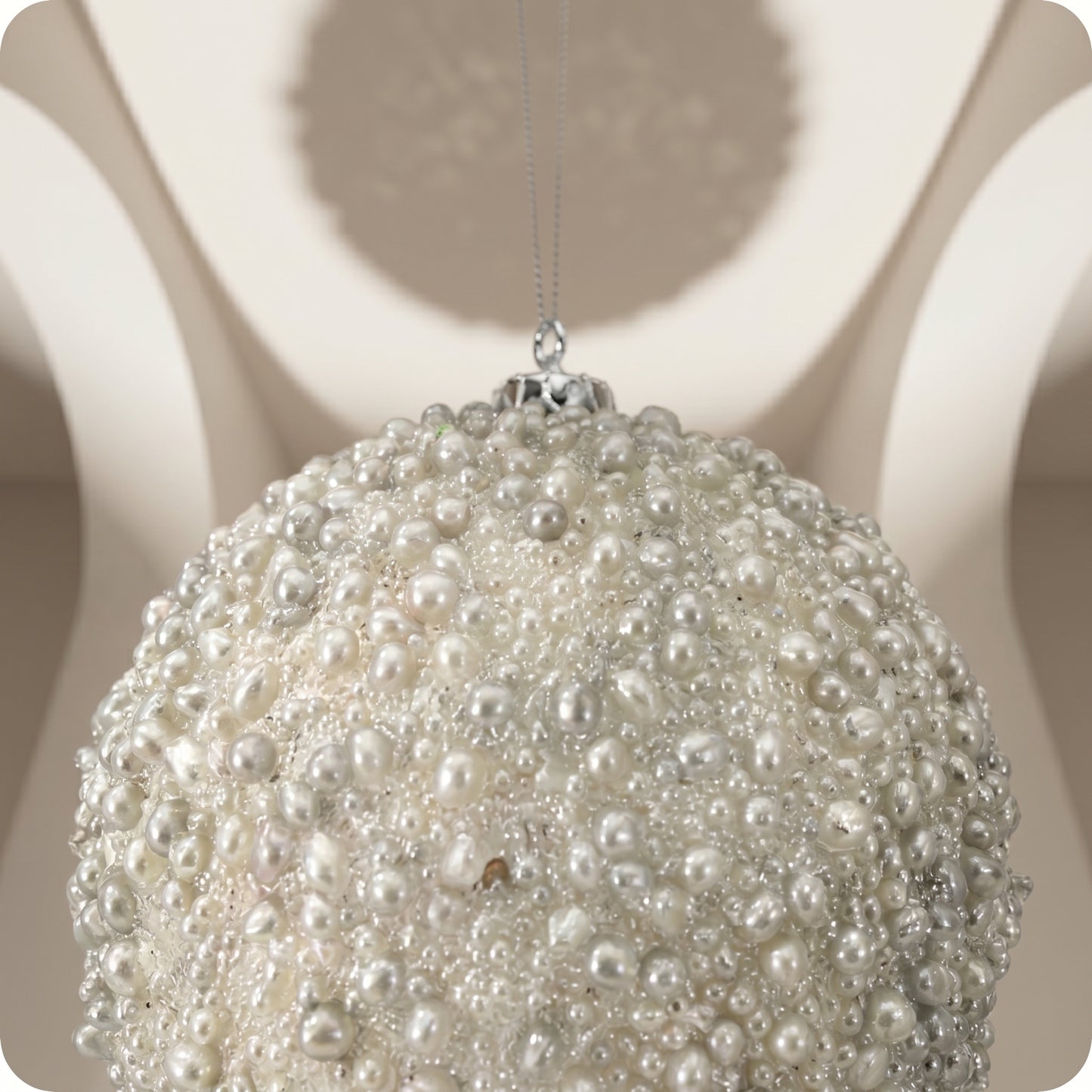 Esfera con glitter mtlc
