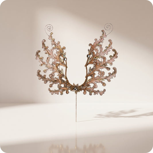 Esfera alas de angel metalicas 58 cm