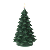 VELAS AROMATIZANTES ARBOL CON LUZ LED ON-OFF 8.6x15.8cm Verde 1U/U