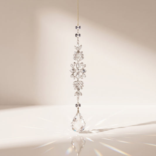 Ornamento de gota de cristal