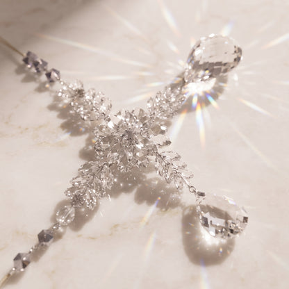 Ornamento de gota de cristal