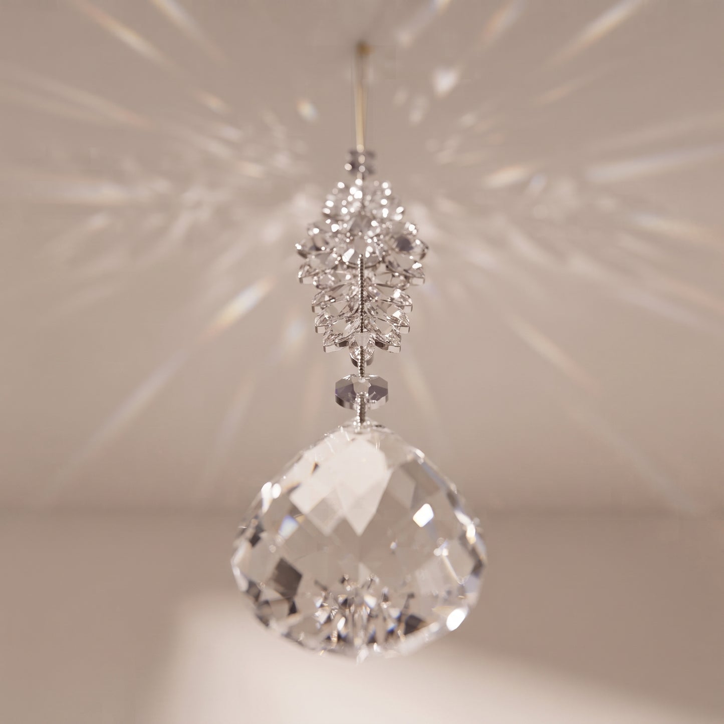 Ornamento de gota de cristal