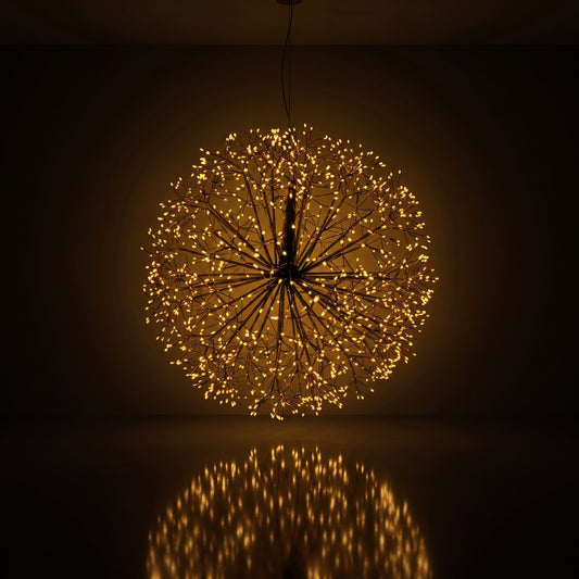 Araña de luz calida