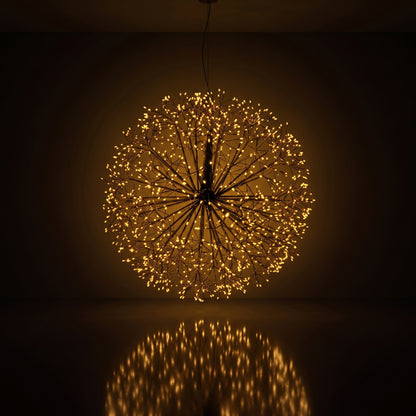 Araña de luz calida